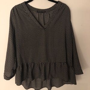 Harlow & Graham Peplum Top